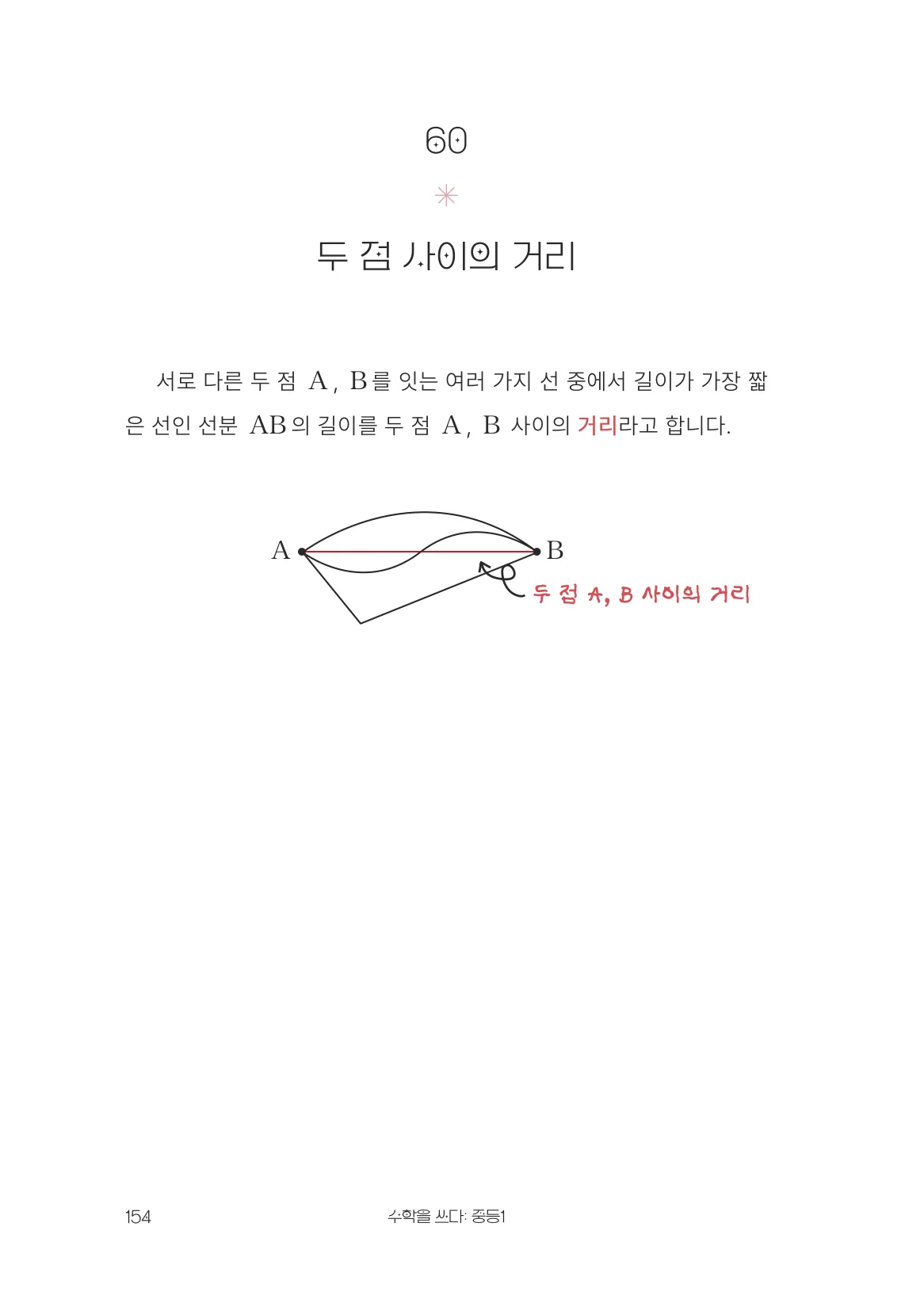 두 점 사이의 거리 개념 원문 페이지